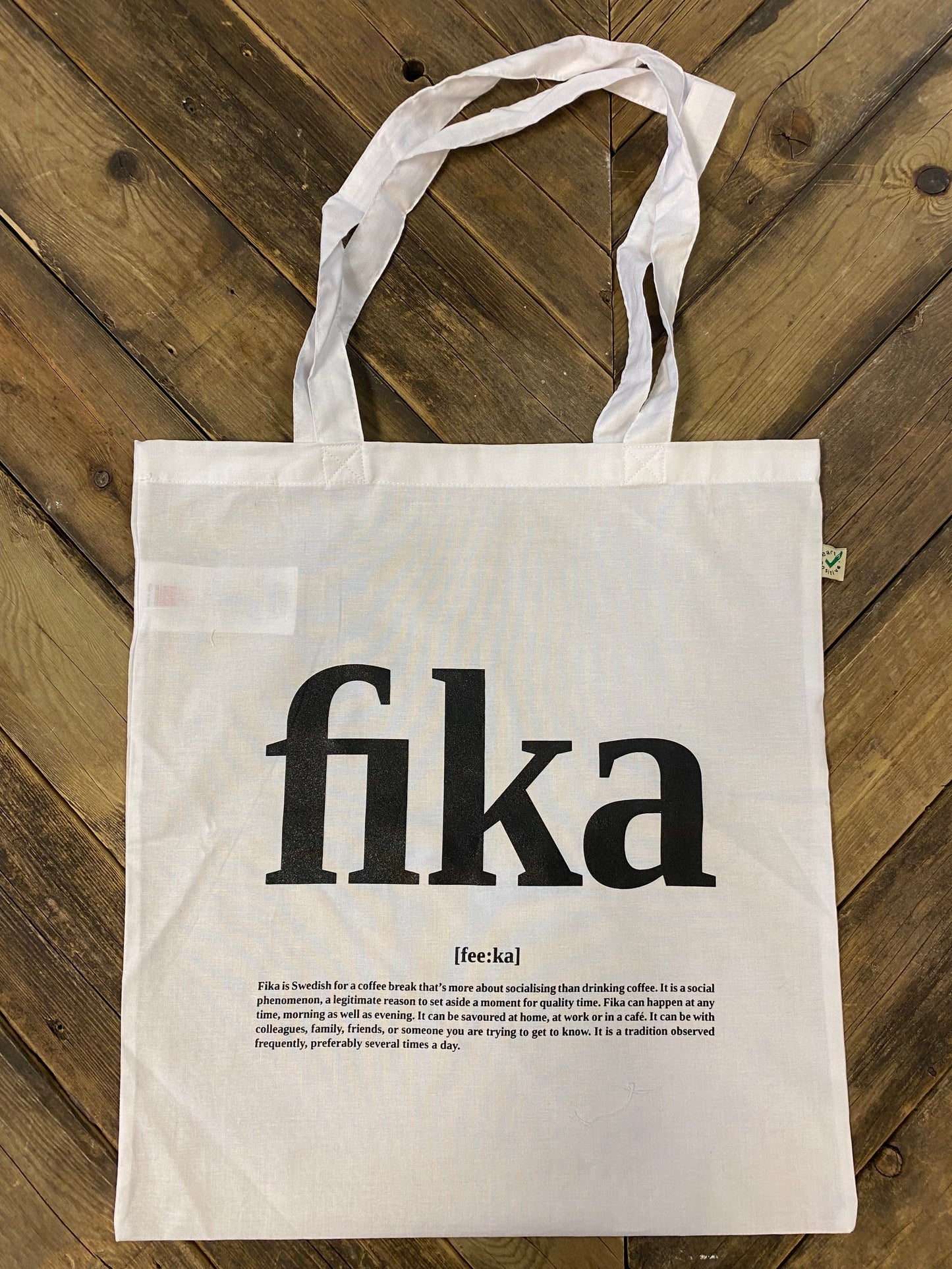 Tygkasse med screentryckt motiv